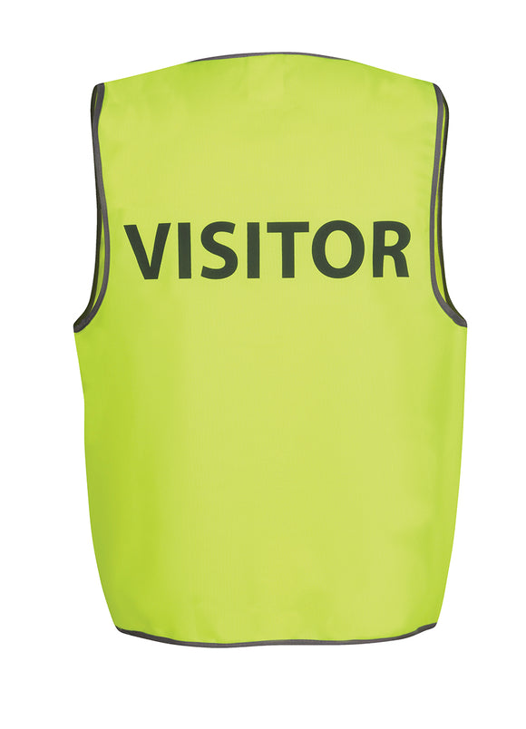 JB's HI VIS SAFETY VEST PRINT VISITOR - 6HVS7