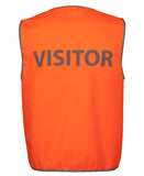 JB's HI VIS SAFETY VEST PRINT VISITOR - 6HVS7