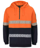 JB's HI VIS (D+N) 1/2 ZIP SEGMENTED TAPE HOODIE - 6HZSH