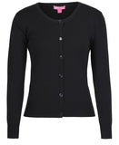 JB's LADIES CORPORATE CREW NECK CARDIGAN - 6L1CN