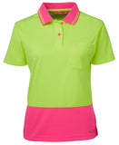 JB's LADIES HV S/S COMFORT POLO - 6LHCP