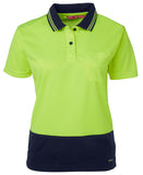 JB's LADIES HV S/S COMFORT POLO - 6LHCP