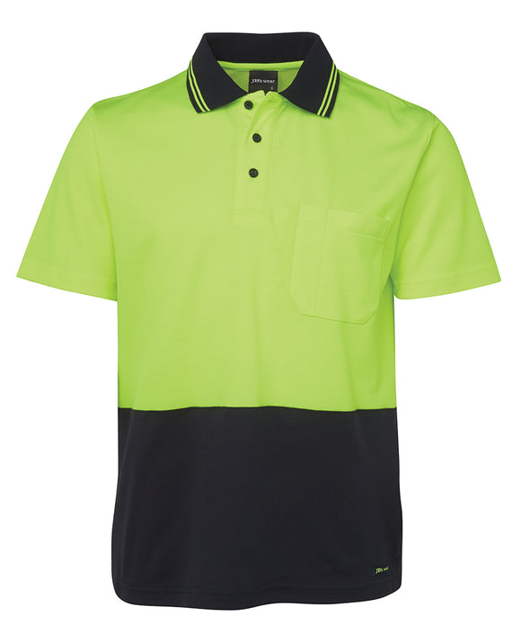 JB's HV NON CUFF S/S COTTON BACK POLO - 6NCCS