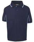 PODIUM KIDS S/S PIPING POLO - 7PIPS