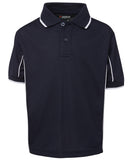 PODIUM KIDS S/S PIPING POLO - 7PIPS