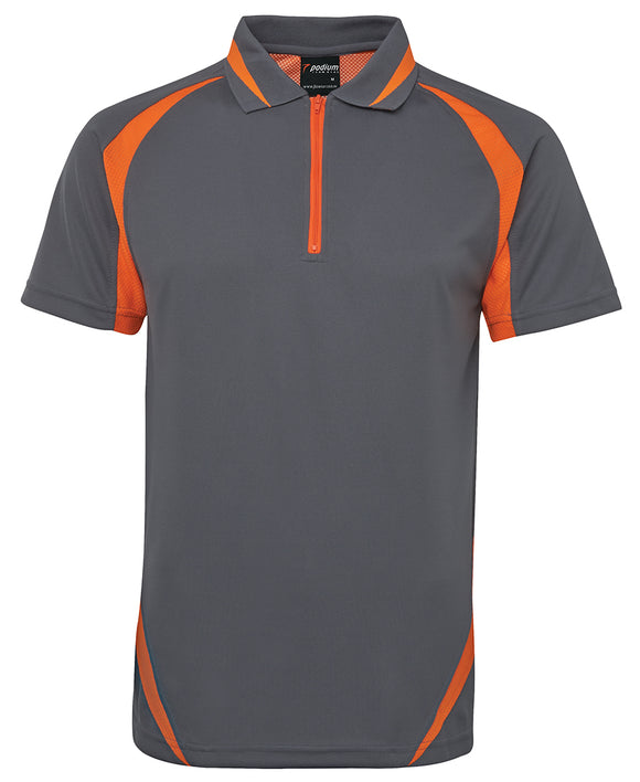 PODIUM ZIP POLY POLO - 7PZPP