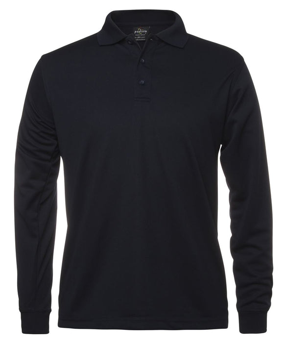 PODIUM L/S POLY POLO - 7SPL