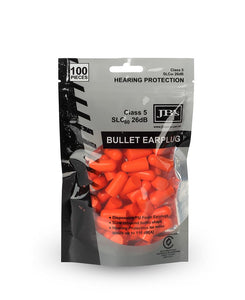 BULLET SHAPED EARPLUG (100 PIECES) - 8P040