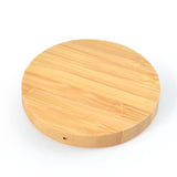 Arc Round Bamboo Wireless Charger - LL0220