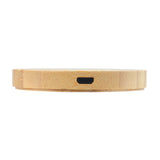 Arc Round Bamboo Wireless Charger - LL0220