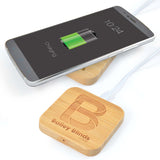 Arc Square Bamboo Wireless Charger - LL0224