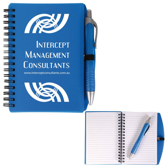 Scribe Spiral Notebook with Pen - LL2655