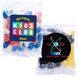 Corporate Colour Mini Jelly Beans in 50 Gram Cello Bag - LL31450