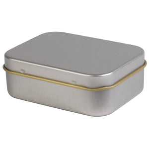 Silver Rectangular Tin - LL321