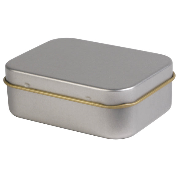 Silver Rectangular Tin - LL321