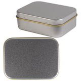 Silver Rectangular Tin - LL321