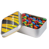 M&M's in Silver Rectangular Tin - LL33016