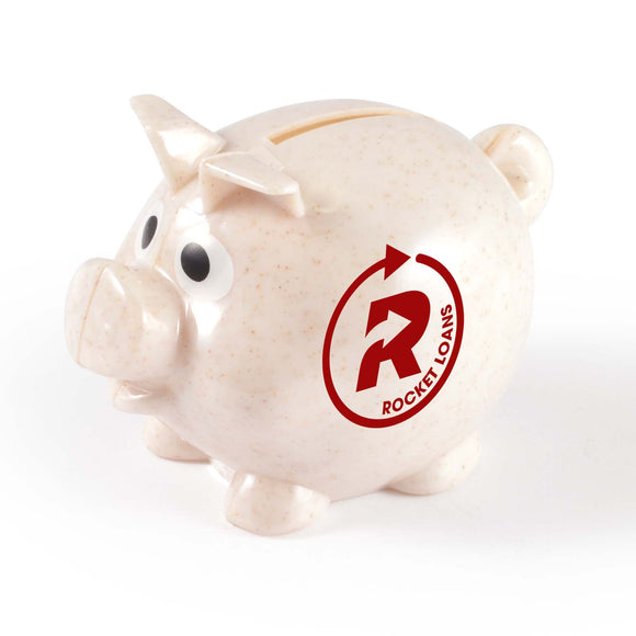 World's Smallest Pig Eco Coin Bank - LL3600