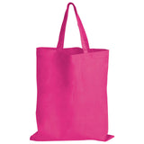 Coloured Cotton Short Handle Tote Bag - LL509