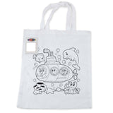 Colouring Short Handle Cotton Bag & Crayons - LL5520