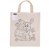 Colouring Short Handle Calico Bag & Crayons - LL5522