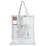 Colouring Short Handle Cotton Bag & Pencils - LL5523