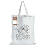 Colouring Short Handle Cotton Bag & Pencils - LL5523