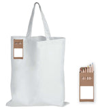 Colouring Short Handle Cotton Bag & Pencils - LL5523