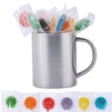 Assorted Colour Lollipops in Java Mug - LL8627