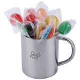 Assorted Colour Lollipops in Java Mug - LL8627