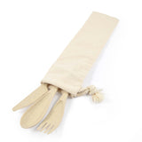 Delish Eco Cutlery Set in Calico Pouch - LL8790