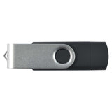 Swivel USB Flash Drive Dual 8GB - LL9607