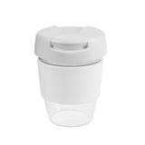 8oz/235ml Clear Plastic Karma Kup Plastic Flip Lid - G1955