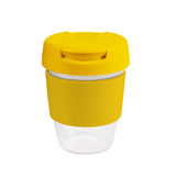 8oz/235ml Clear Plastic Karma Kup Plastic Flip Lid - G1955