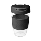 16oz/535ml Clear Plastic Karma Kup with Plastic Flip Lid - G1957