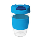 16oz/535ml Clear Plastic Karma Kup with Plastic Flip Lid - G1957