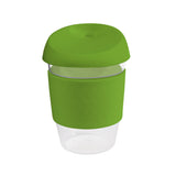 12oz/340ml Clear Plastic Karma Kup with Silicon Lid - G1965