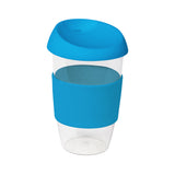 16oz/535ml Clear Plastic Karma Kup with Silicon Lid - G1966