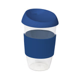 16oz/535ml Clear Plastic Karma Kup with Silicon Lid - G1966