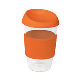 16oz/535ml Clear Plastic Karma Kup with Silicon Lid - G1966