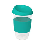 16oz/535ml Clear Plastic Karma Kup with Silicon Lid - G1966