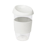 16oz/535ml Clear Plastic Karma Kup with Silicon Lid - G1966