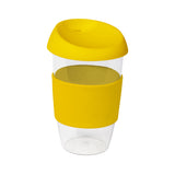 16oz/535ml Clear Plastic Karma Kup with Silicon Lid - G1966