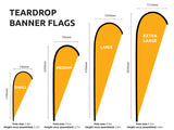 Teardrop Banner Flag - EB0004